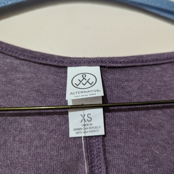 KAVU Racer back Tank in Lilac The Higher You Get Climbing Outdoors Cotton New! - Picture 4 of 7